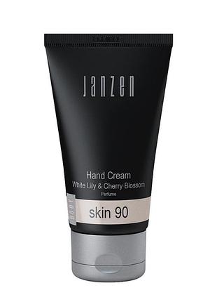 Крем для рук janzen skin 90 white lily & cherry blossom 75 мл, новий
