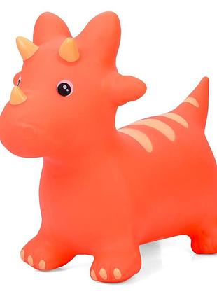 Детская игрушка-прыгун "динозавр" ms 4846(orange) резина, до 20 кг