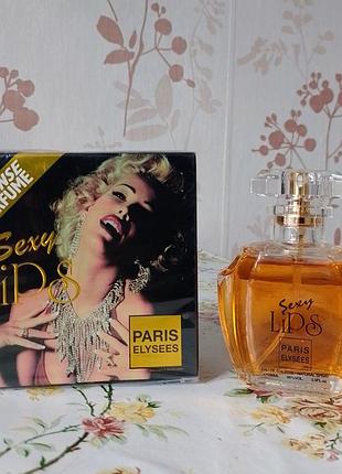 Paris elysees sexy lips