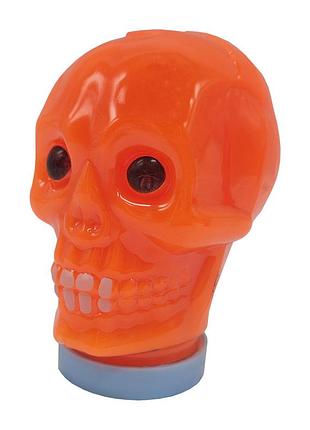 Дитячий антистрес-слайм череп skull 80174, 100 мл помаранчевий