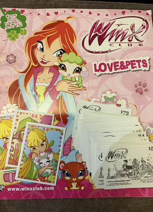 Наліпки до журналу panini winx lovepets