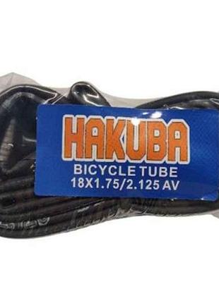 Камера для велосипеда 18 х 1,75/2,125 av тм hakuba