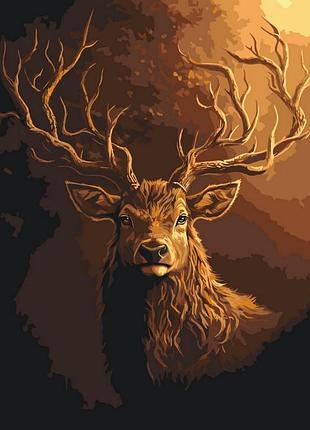 Картина по номерам "сохатый" ©arttem_illustration 11707-ac 40х50 см