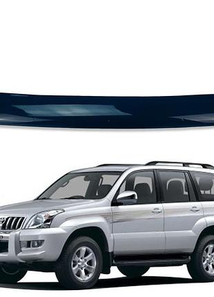 Дефлектор капота (мухобойка) для toyota land cruiser 120 pradо (без клик.) 2003-2010 (defl)