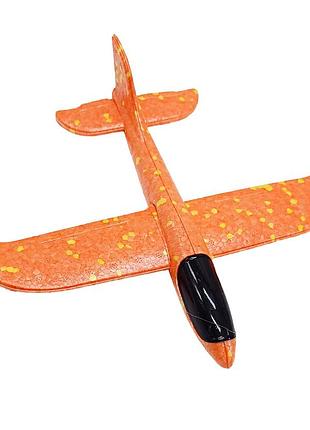 Дитячий метальний літак-планер c28004(orange) довжина 38 см