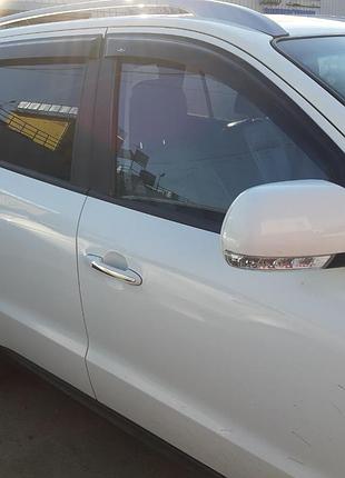 Ветровики для hyundai santa fe 2012-2018 (hic) hy38