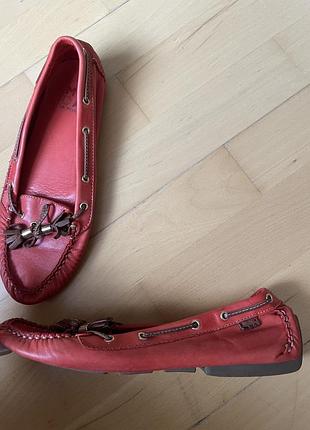 Жіночі шкіряні мокасини 38 розміру moda in pelle