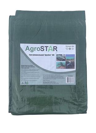 Тент универсальный"agrostar" 100(4*6)зел 5