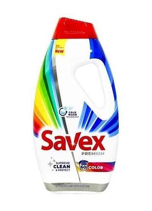 Гель для стирки 960мл premium color тм savex