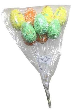 Декор крупнодной easter eggs 24х5см (9шт/уп) r40479 тм stenson