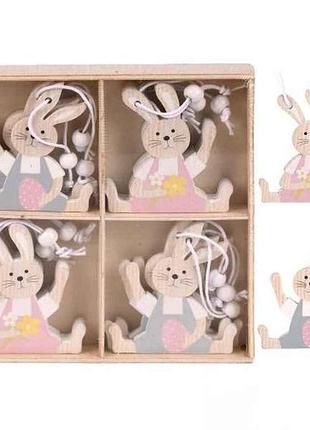 Фігура великодня підвіска великодня easter bunny 12шт/уп 13*13см r33815 тм stenson
