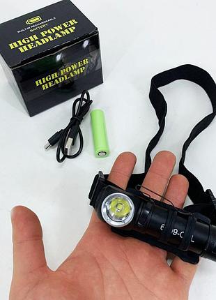 Налобный фонарь с линзой police 6609-led, легкий налобный фонарь для рыбалки на голову tq-92