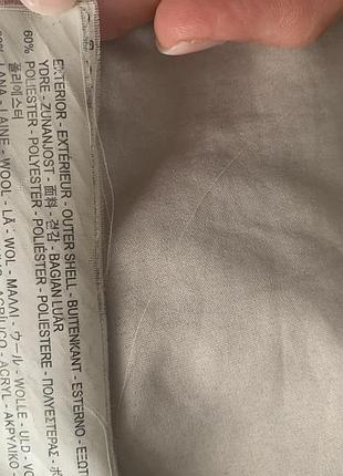 Шерстяное пальто zara 5