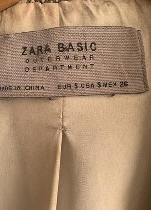 Шерстяное пальто zara 7