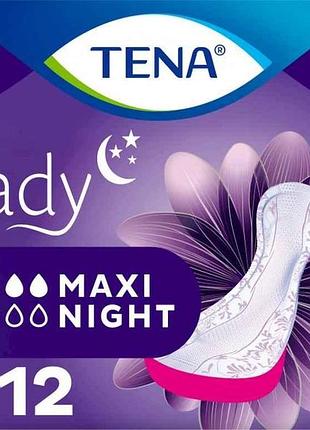 Прокл урологические жен. lady maxi night 12шт 6крап тм tena