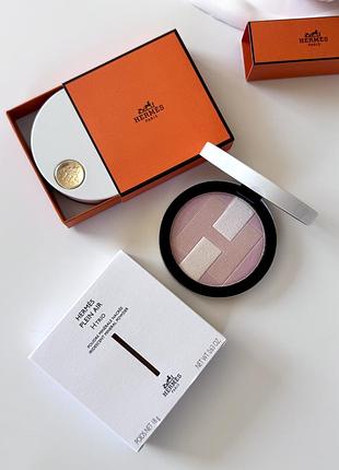 Пудра/ хайлайтер plein air h trio iridescent mineral powder