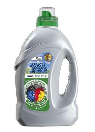 Гель для прання 2л універсальний гірська свіжість (пляшка) тм washfree