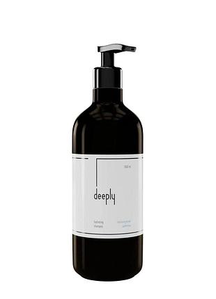 Шампунь для волос увлажняющий deeply hydrating shampoo с протеинами 1000 мл daily skin care