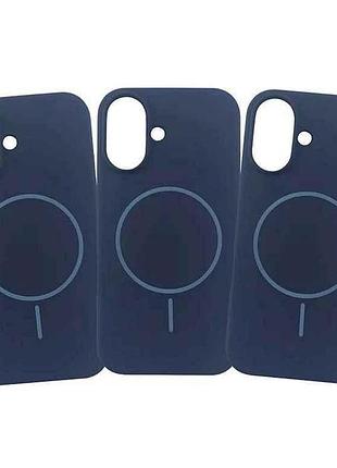 Накладка magsafe color iphone для 11 pro dark blue тм gerlax