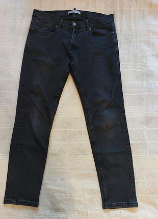 Мужские джинсы zara slim fit w36 (идеал, стрейч)