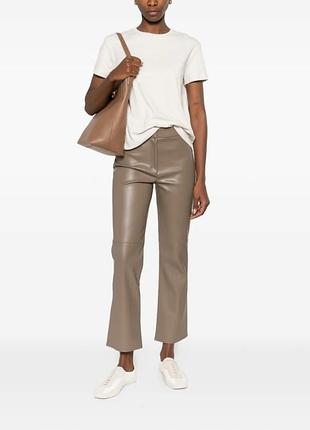 Женские укороченные кожаные брюки's max mara размер s