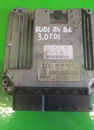 Блок управления двигателем эбу керування двигуном 3.0tdi audi a4 b7 8e0907401aj