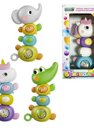 Погремушка "wtoys", озвуч.укр.я.язык, подсветка, песни, мелодии, в кор., микс видов