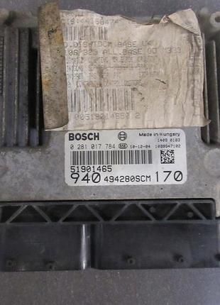 Блок управління двигуном ебу alfa romeo 0281017784