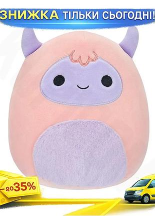 Ku м'яка іграшка squishmallows universal fit єті рональда 19 см для дітей від 3 років м'який плюшевий uni2l_k