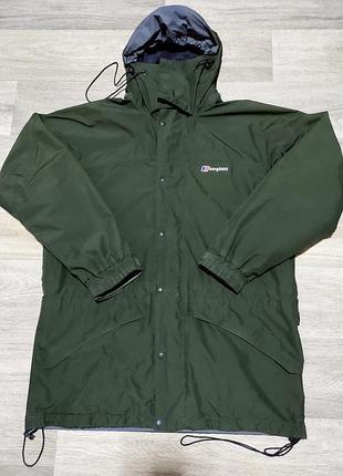 Чоловіча куртка дощовик berghaus, розмір l, хакі.