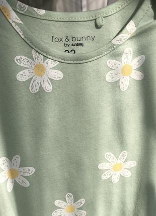 Боді для дівчинки fox and bunny розмір 92 5