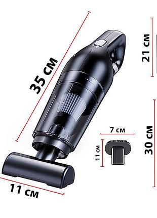 Автомобильный пылесос helloleiboo lt-113ct 2000 mah black 9