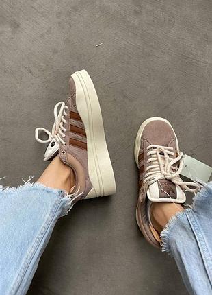 Adidas campus x bad bunny chalky brown premium 5