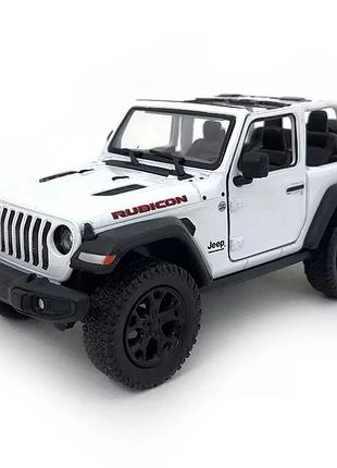 Коллекционная машинка "jeep wrangler" kt5412wh(white) масштаб 1:42