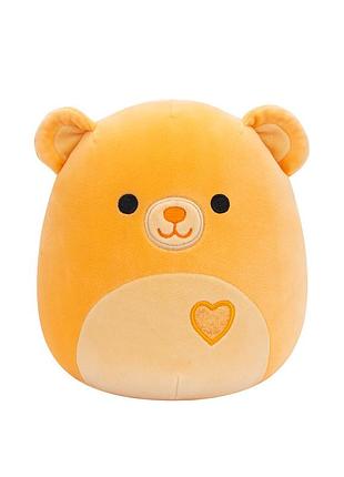 Мягкая игрушка медведь чемберлен squishmallows sqva00849, 13 см