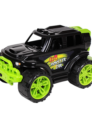 Дитяча машинка "позашляховик monster car" технок 4623txk черно-зеленый