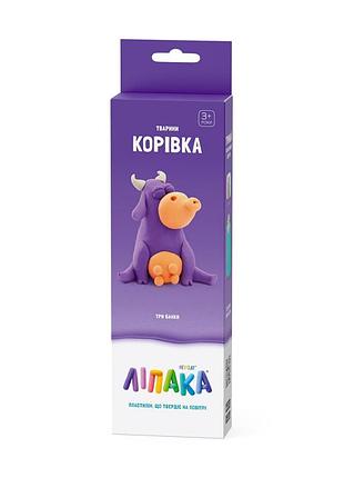 Набор самозатвердевающего пластилина коровка липака 30047-ua01