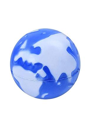 Дитячий фомовий м'яч ms 4075(blue-white) поліуретан, діаметр 6 см
