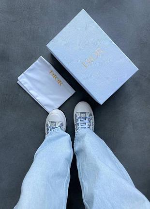Dior b23 platform white/grey premium 2