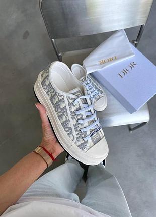 Dior b23 platform white/grey premium 4