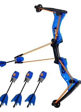 Ku лук игрушечный zing universal fit hyper strike синий с 4 мягкими стрелами для детей от 14 лет для с uni2l_k 2