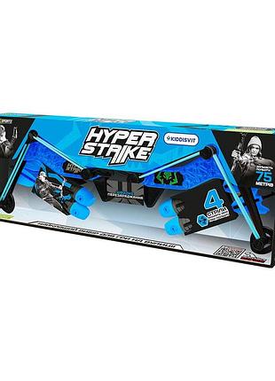 Ku лук игрушечный zing universal fit hyper strike синий с 4 мягкими стрелами для детей от 14 лет для с uni2l_k 8