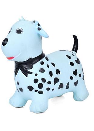 Дитяча іграшка-стрибун "цуценя" ms 4160(blue) гума, до 20 кг