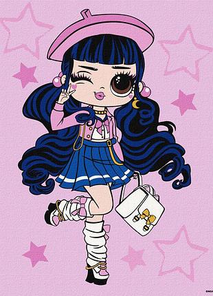 Картина по номерам "l.o.l. surprise! tweens aya cherry" kho6283, 30х40 см