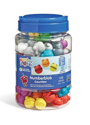 Игровой набор для обучения счету "веселые жабки numberblobs" learning resources hm94490-uk 120 жабок