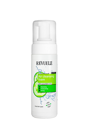 Пенка для умывания revuele air soft cleansing foam cucumber juice с огурцным соком 150 мл