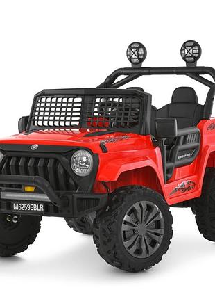 Детский электромобиль джип m 6259eblr-3(24v) до 50 кг