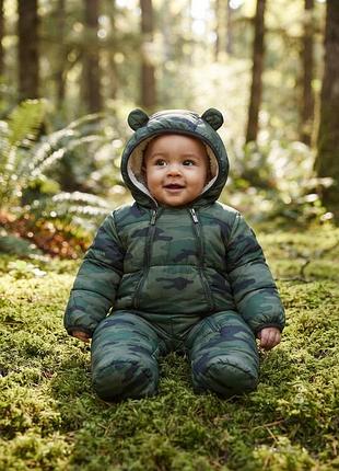 Комбинезон зимний хаки 6м 68 см 6 месяцев гап baby coldcontrol ultra max snowsuit gap для мальчика