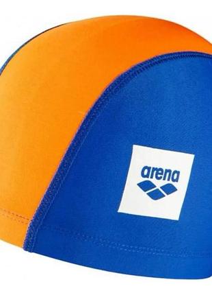 Шапка для плавания unix ii jr arena 002384-101 синий, оранжевый, голубой, osfm