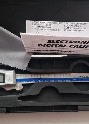 Штангельциркуль digital caliper 150мм, металлический, штангенциркуль